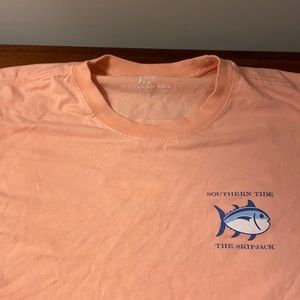 Southern Tide Orange short sleeve shirt